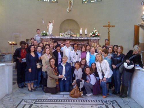 fra Ivo s molitvenom zajednicom p. Pio u Rimu, 15.05.2010.