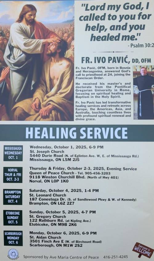 HEALING SERVICE in Canada