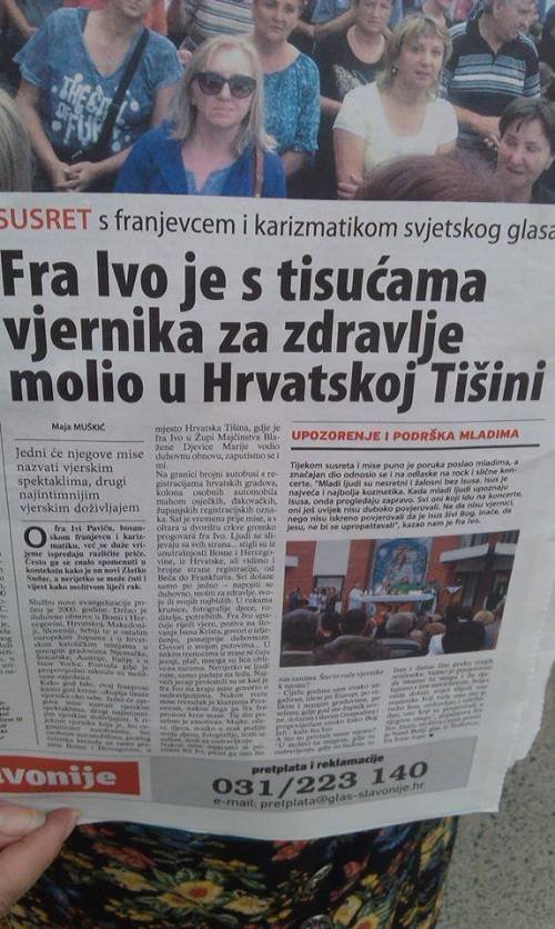 Hrvatska Tišina 30. 07. 2015.