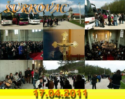 Subota 17.04.2011. Hodočasnici iz Zagreba, Osijeka, Hercegovine
