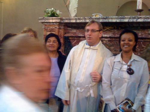 fra Ivo s molitvenom zajednicom p. Pio u Rimu, 15.05.2010.