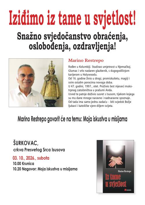 Marino Restrepo u Šurkovcu: Iz tame u svjetlost