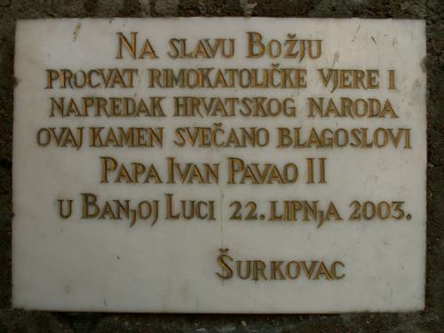 Kamen temeljac nove crkve u Šurkovcu