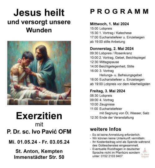 Jesus heilt und versorgt unsere Wunden